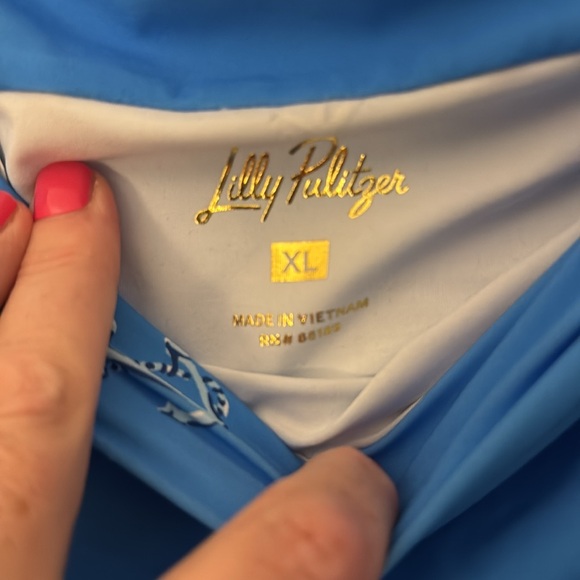 VGUC Lilly Pulitzer Leevy Sarong Cover-Up in A Lil Nauti Engineered - Picture 10 of 10